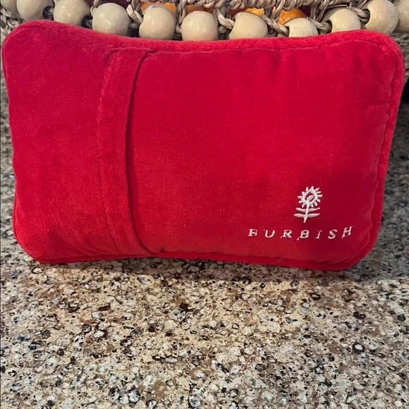 Furbish mini lumbar Needlepoint Pillow - Picture 2 of 4